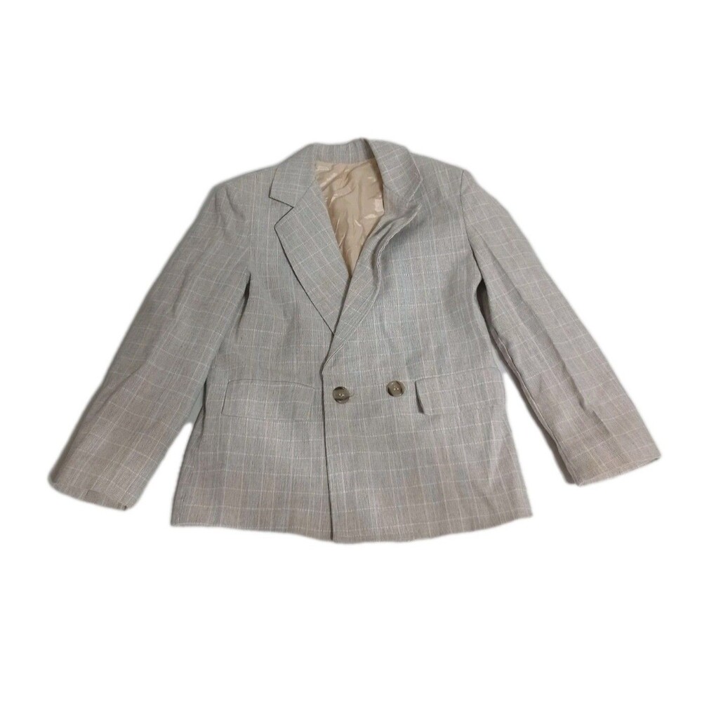 Vtg Casual Time The Fashion Works For Kids Blazer Boys Size 7